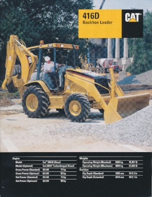 Buldoexcavatoare Caterpillar 416 D