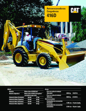 Buldoexcavatoare Caterpillar 416 D