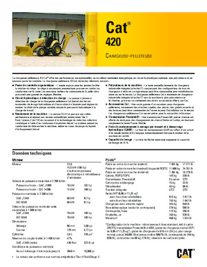 Buldoexcavatoare Caterpillar 420