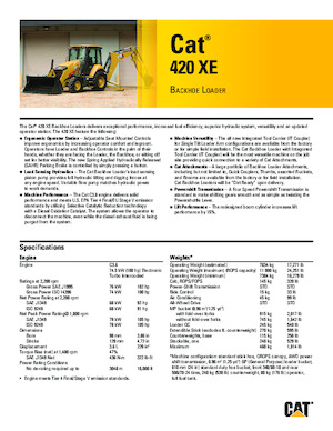 Buldoexcavatoare Caterpillar 420 XE