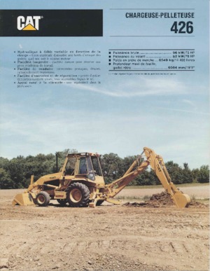 Buldoexcavatoare Caterpillar 426