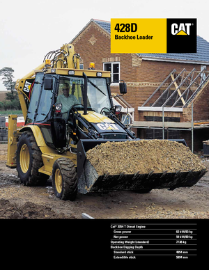 Buldoexcavatoare Caterpillar 428 D 4x4