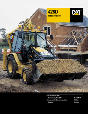 Buldoexcavatoare Caterpillar 428 D 4x4