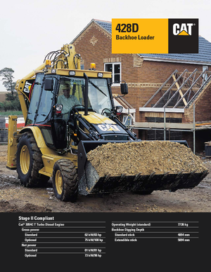 Buldoexcavatoare Caterpillar 428D II