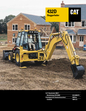 Buldoexcavatoare Caterpillar 432 D 4x4