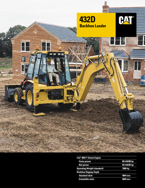 Buldoexcavatoare Caterpillar 432 D 4x4