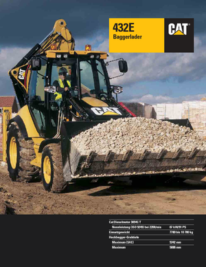 Buldoexcavatoare Caterpillar 432E 4x4