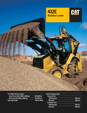 Buldoexcavatoare Caterpillar 432E 4x4