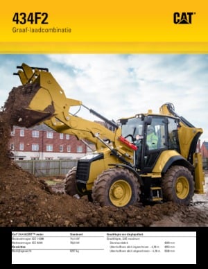 Buldoexcavatoare Caterpillar 434F2 