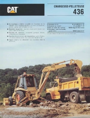 Buldoexcavatoare Caterpillar 436