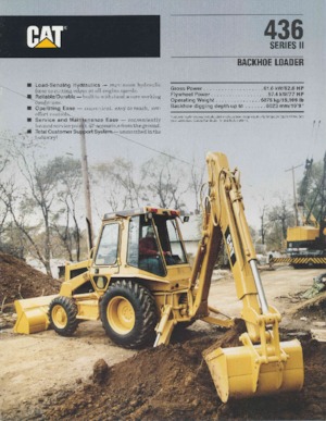 Buldoexcavatoare Caterpillar 436 II