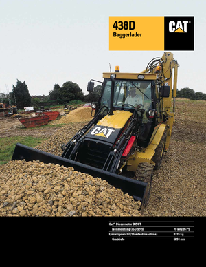 Buldoexcavatoare Caterpillar 438 D 4x4