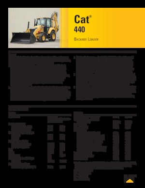 Buldoexcavatoare Caterpillar 440