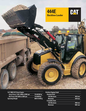 Buldoexcavatoare Caterpillar 444E 4x4