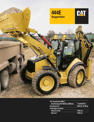 Buldoexcavatoare Caterpillar 444E 4x4