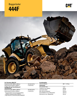 Buldoexcavatoare Caterpillar 444F2