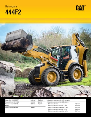 Buldoexcavatoare Caterpillar 444F2