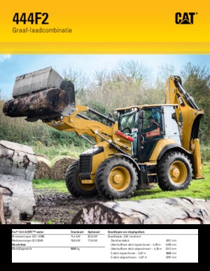 Buldoexcavatoare Caterpillar 444F2