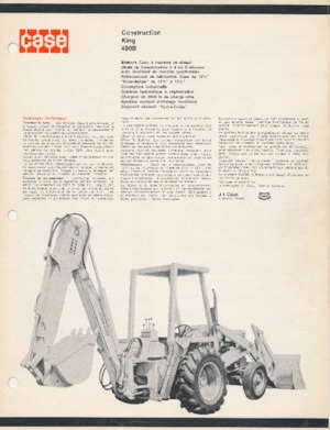 Buldoexcavatoare Case 480B