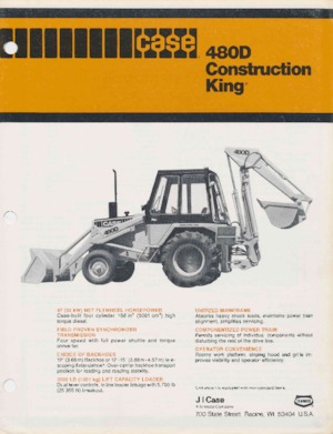 Buldoexcavatoare Case 480D