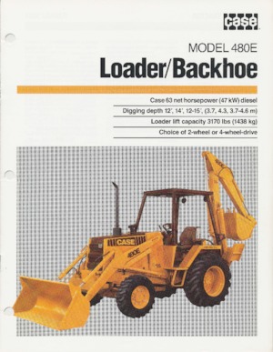 Buldoexcavatoare Case 480E