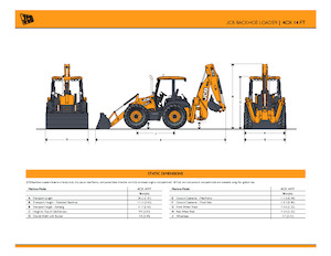 Buldoexcavatoare JCB 4CX 14FT