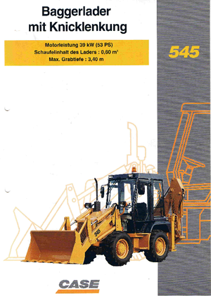 Buldoexcavatoare Case 545