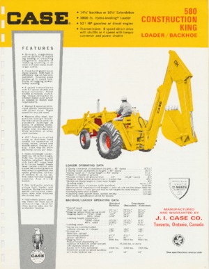 Buldoexcavatoare Case 580