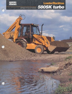 Buldoexcavatoare Case 580 SK Turbo 