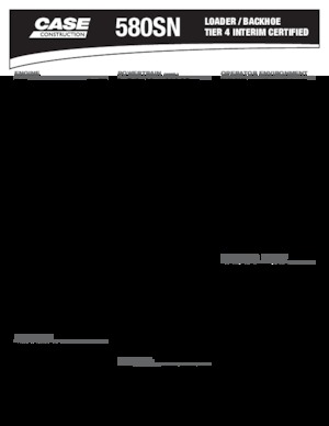 Buldoexcavatoare Case 580 SN