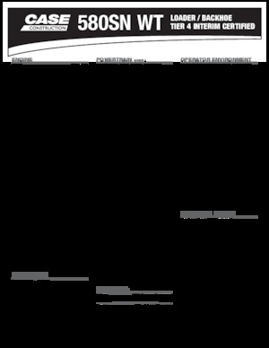Buldoexcavatoare Case 580 SN WT