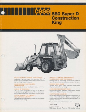 Buldoexcavatoare Case 580 Super D