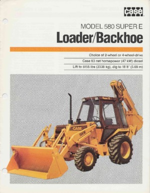 Buldoexcavatoare Case 580 Super E 