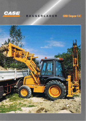 Buldoexcavatoare Case 580LE