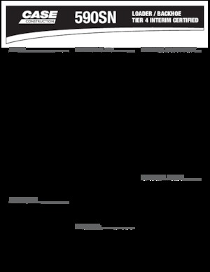 Buldoexcavatoare Case 590 SN