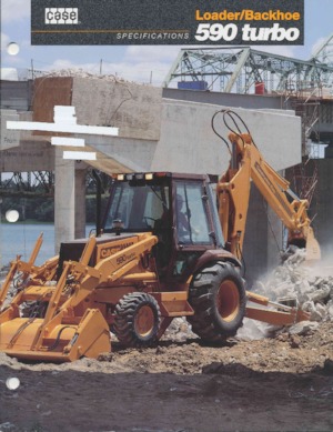 Buldoexcavatoare Case 590 Turbo