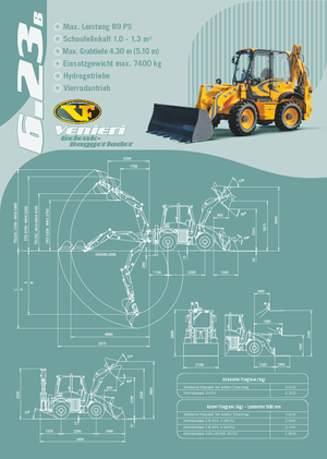Buldoexcavatoare Venieri 6.23 B