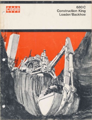 Buldoexcavatoare Case 680 C