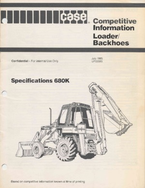 Buldoexcavatoare Case 680 