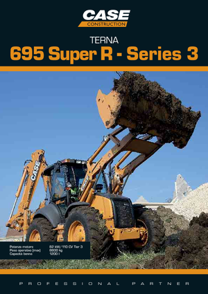 Buldoexcavatoare Case 695 Super R