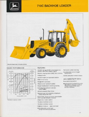 Buldoexcavatoare John Deere Construction 710 C