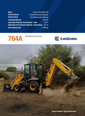 Buldoexcavatoare Liugong 764A