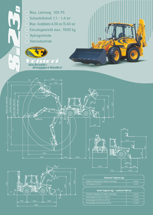 Buldoexcavatoare Venieri 8.23 D