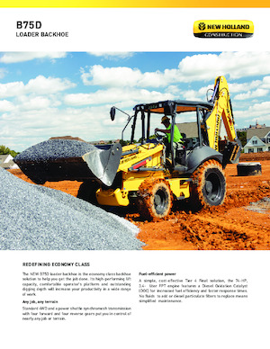 Buldoexcavatoare New Holland B75D
