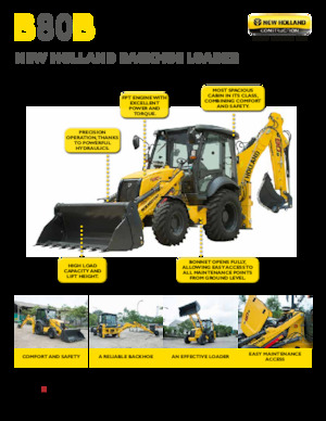 Buldoexcavatoare New Holland B80B