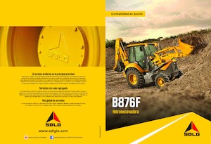 Buldoexcavatoare SDLG B876F