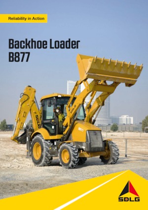 Buldoexcavatoare SDLG B877