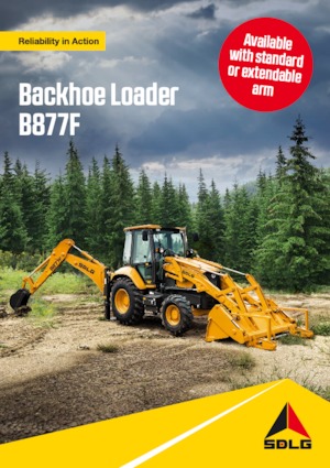 Buldoexcavatoare SDLG B877F