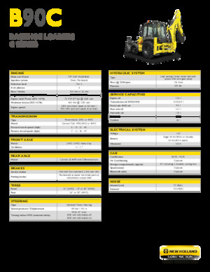 Buldoexcavatoare New Holland B90C