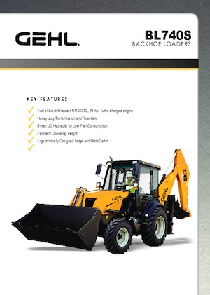 Buldoexcavatoare Gehl BL 740S